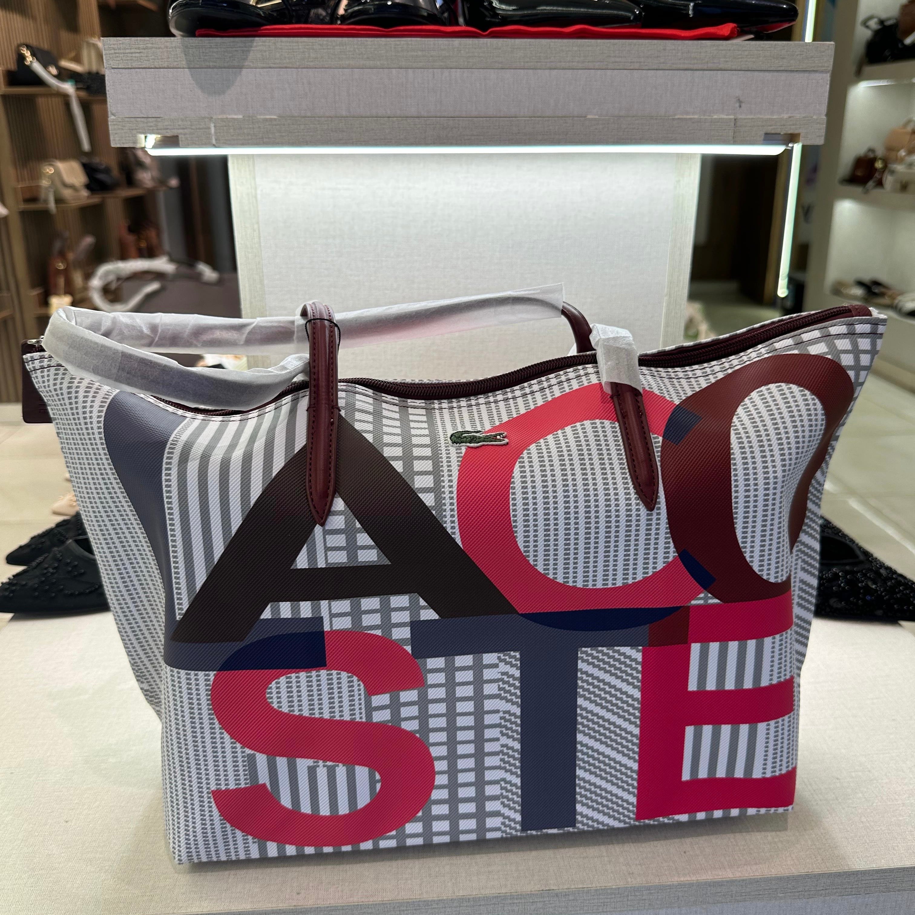 Lacoste Large Printed Tote