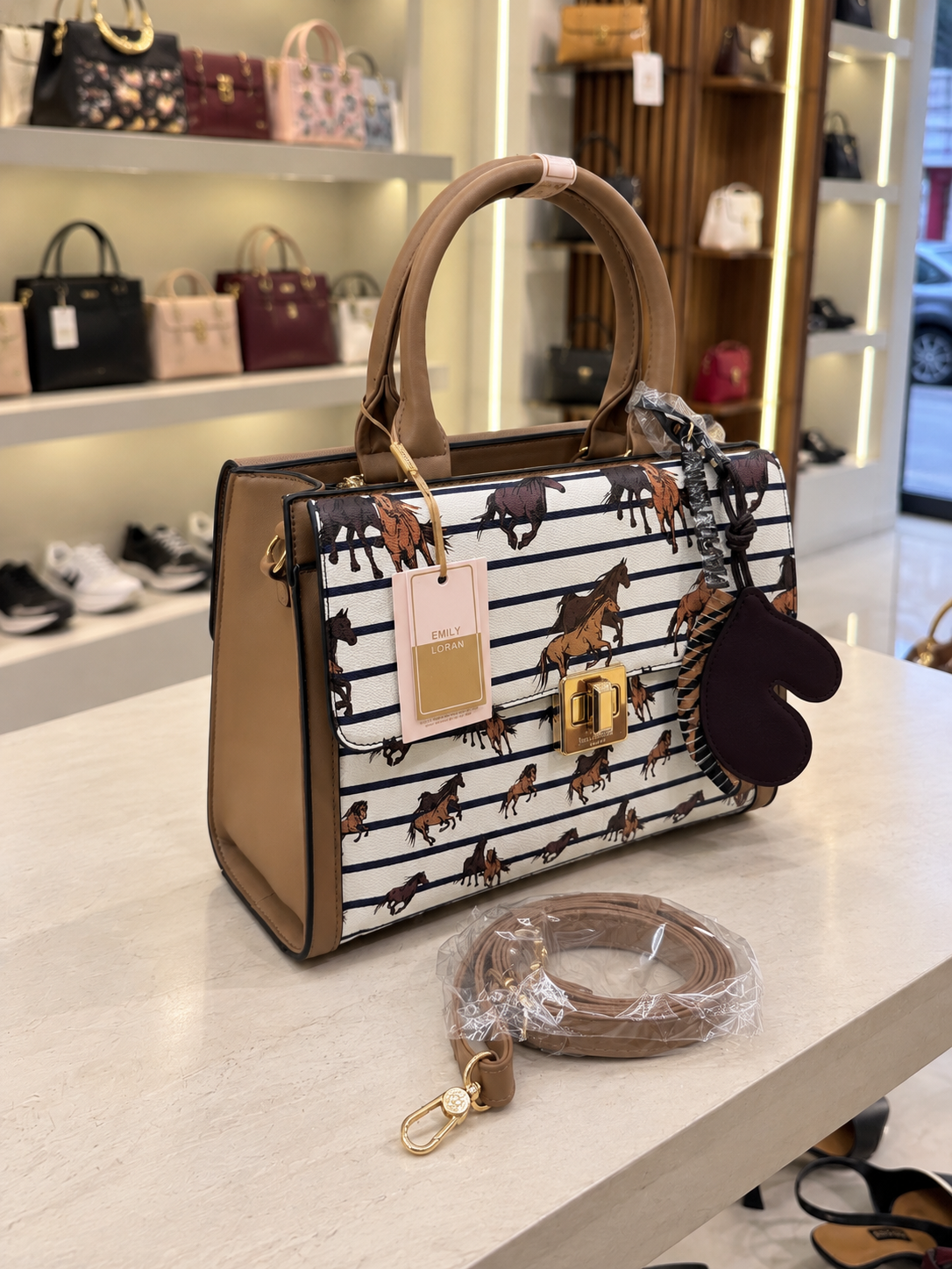 Emily Loran Reversible Equestrian Handbag