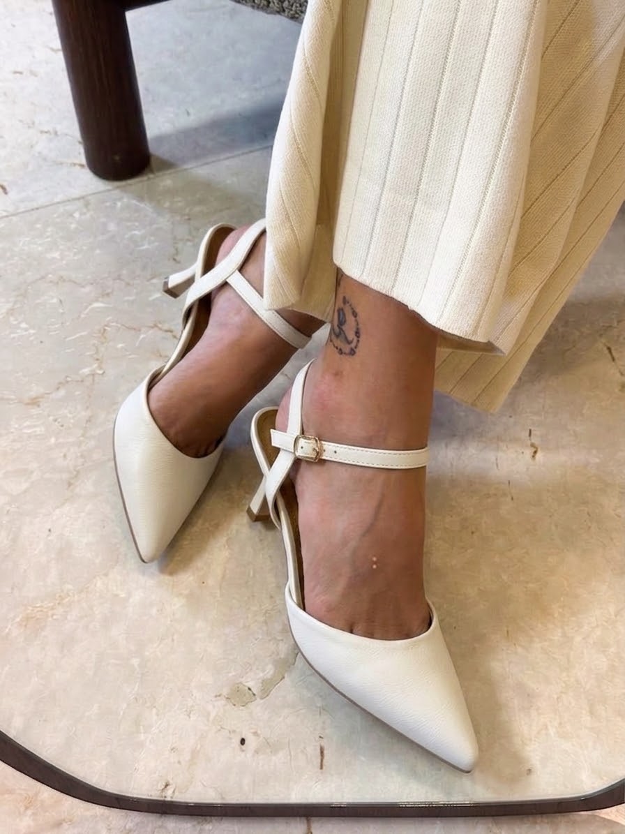 Ankle Strap Kitten Heels
