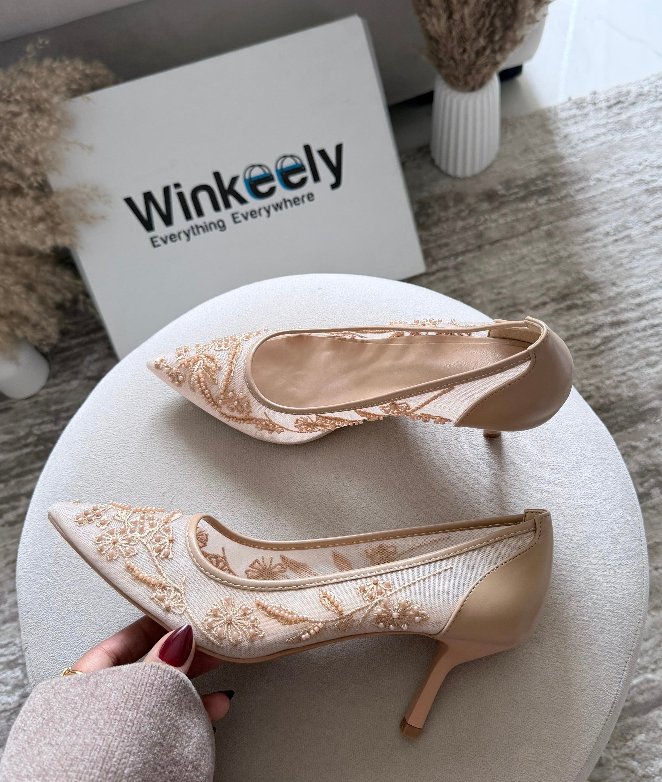 Elegant Lace Heels