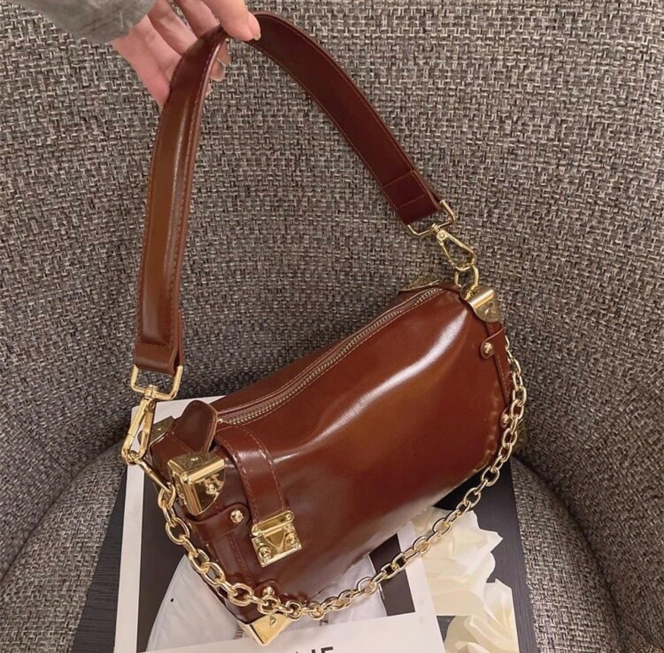 Glossy Camille Bag