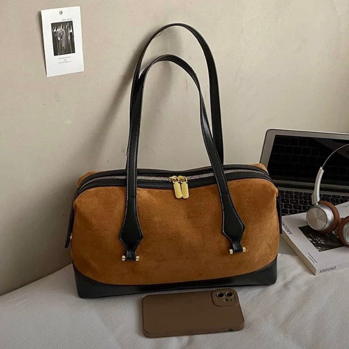 Luxury Suede Shoulder