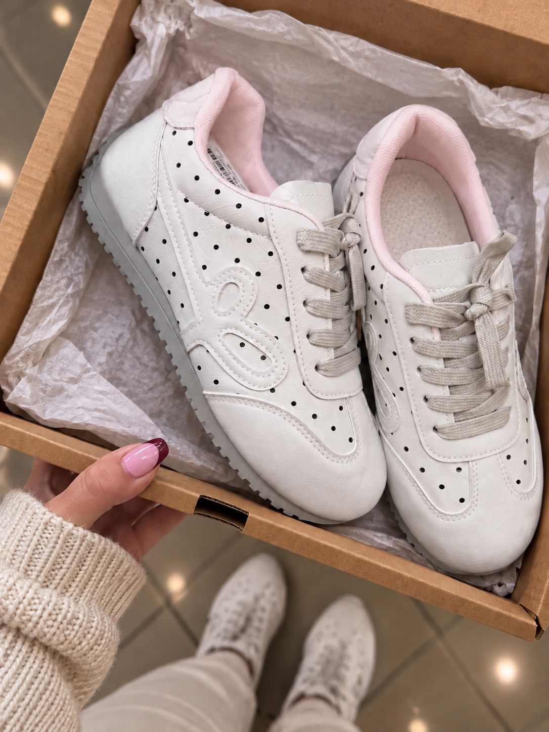 Polka Dot Fresh Casual Sneakers
