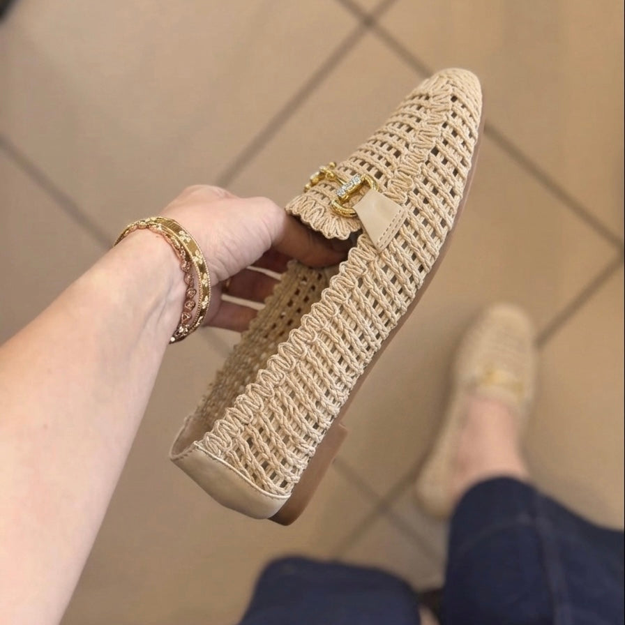 Woven Rattan Sandals