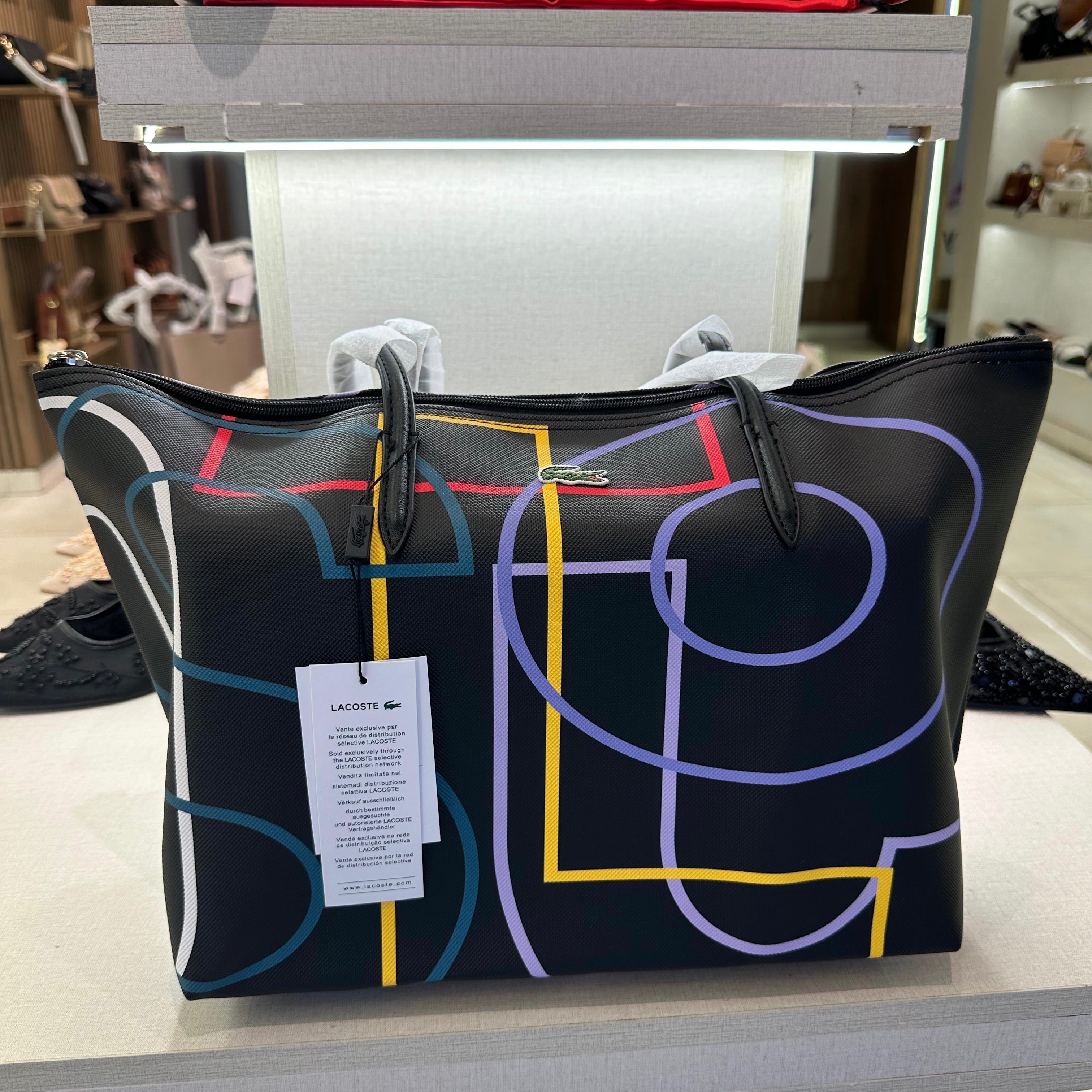 Lacoste Large Printed Tote