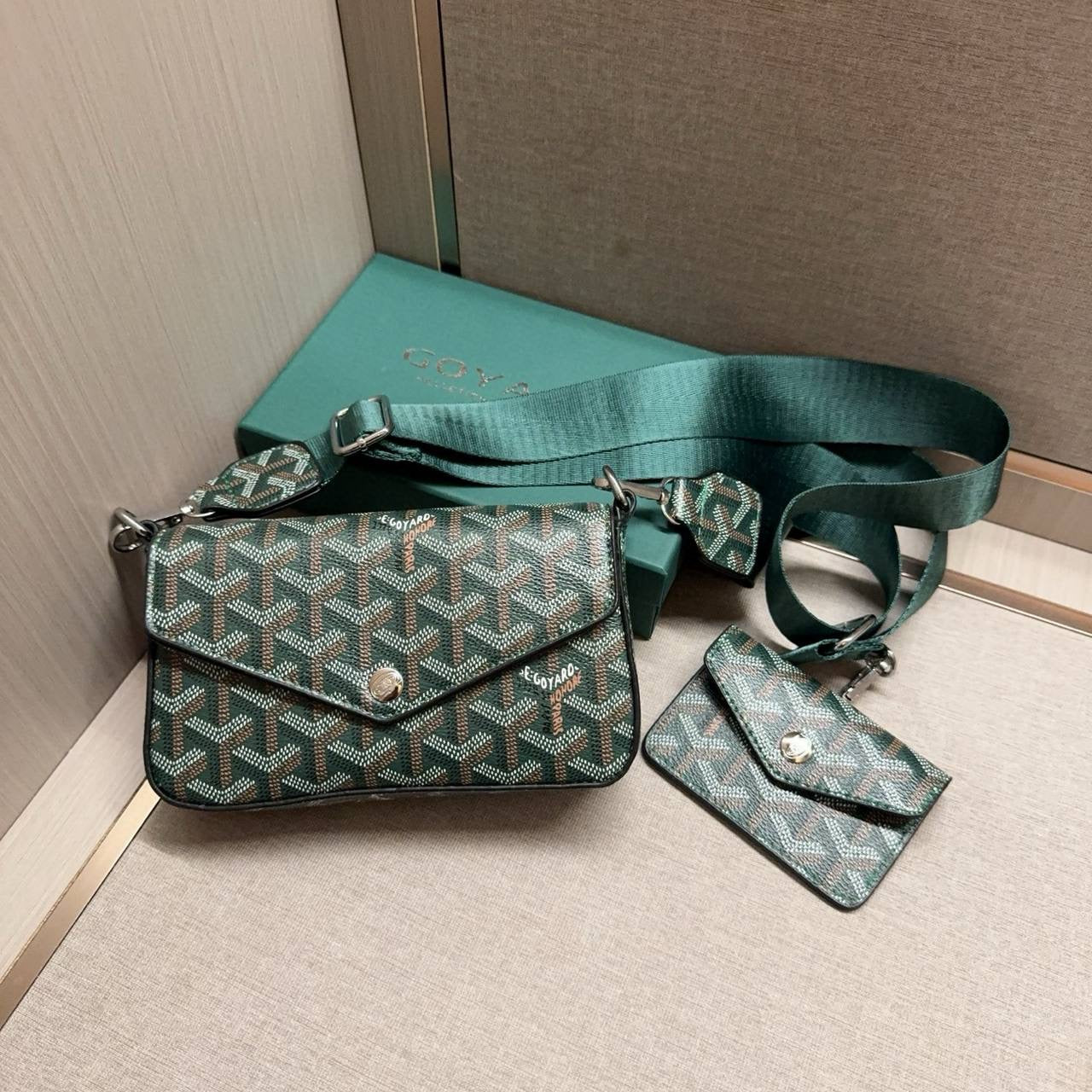 Mini Goyard Printed Bag