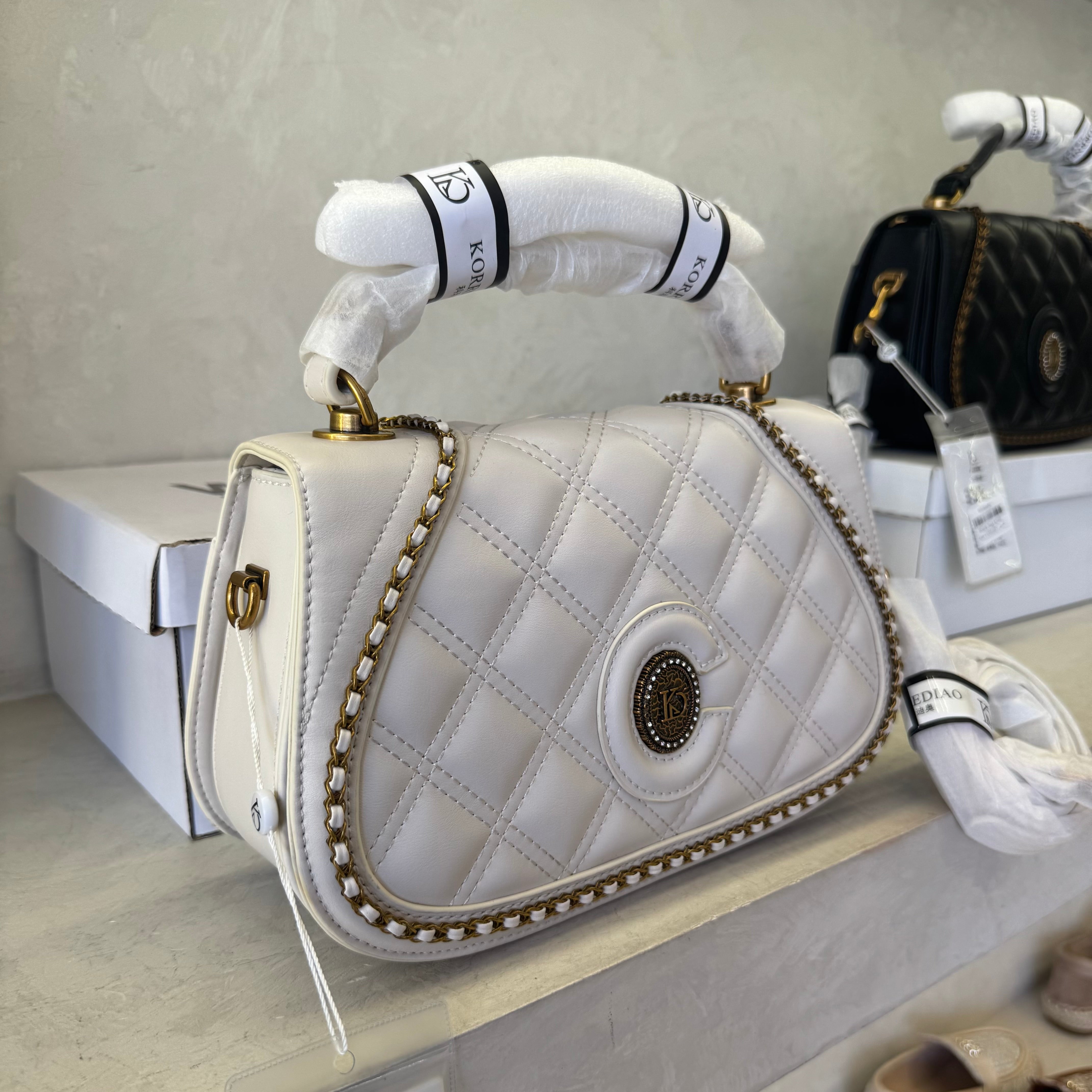 Elegant Quilted Flap Bag
