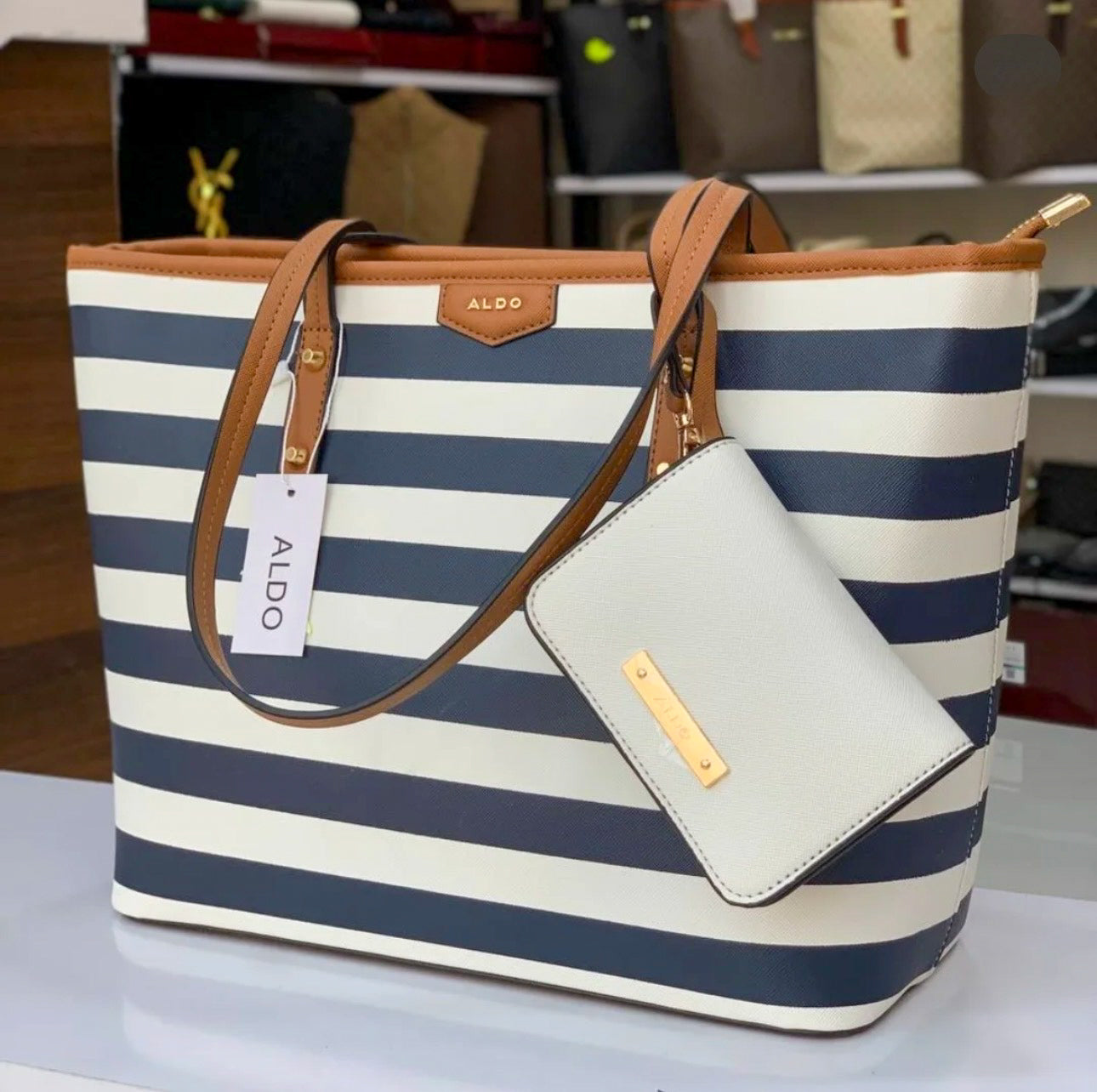 Aldo Striped Bag