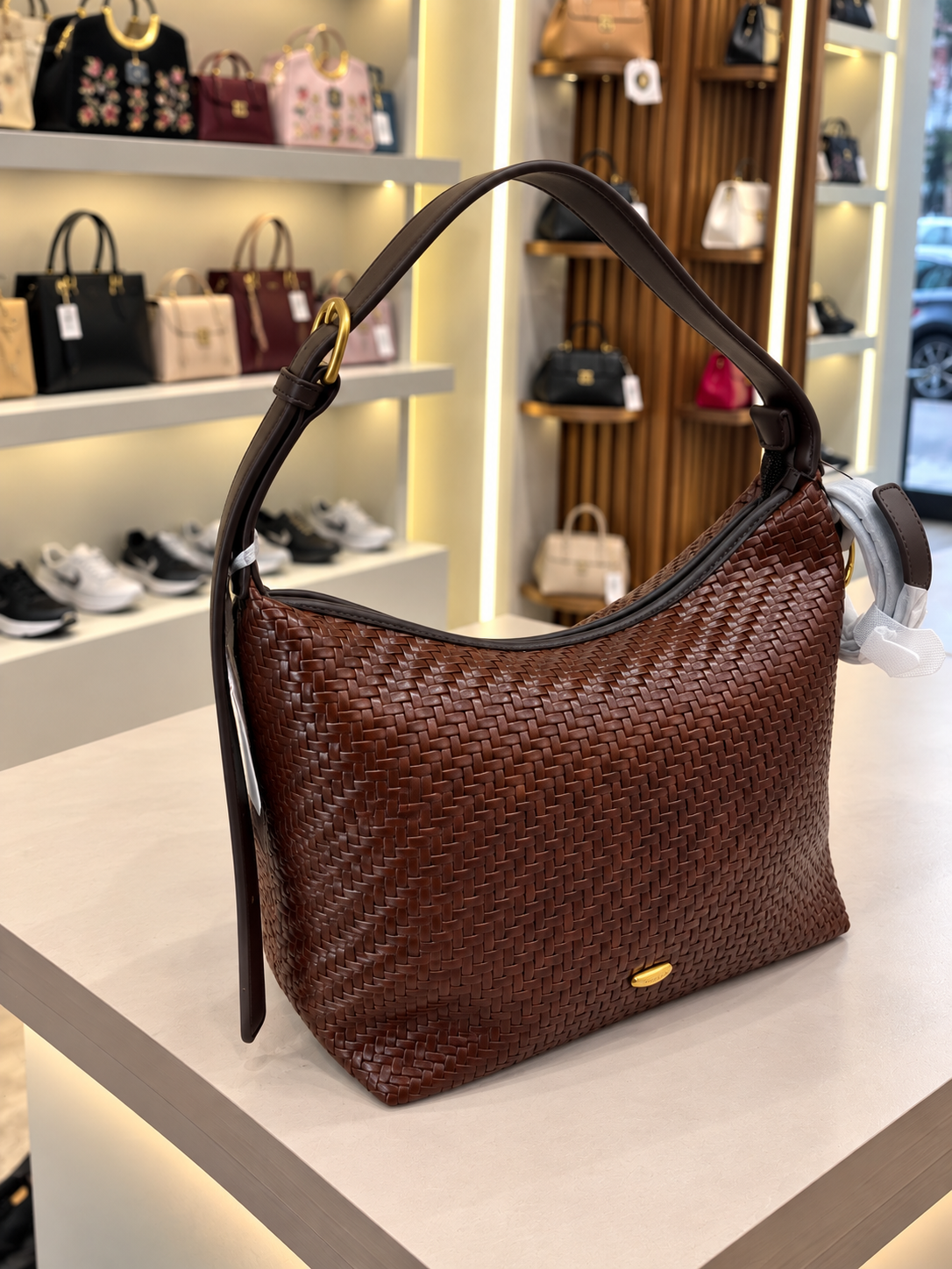 Woven Hobo Bag