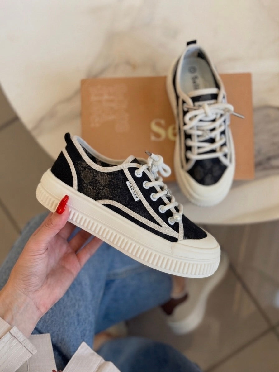 Breathable Mesh Platform Shoes