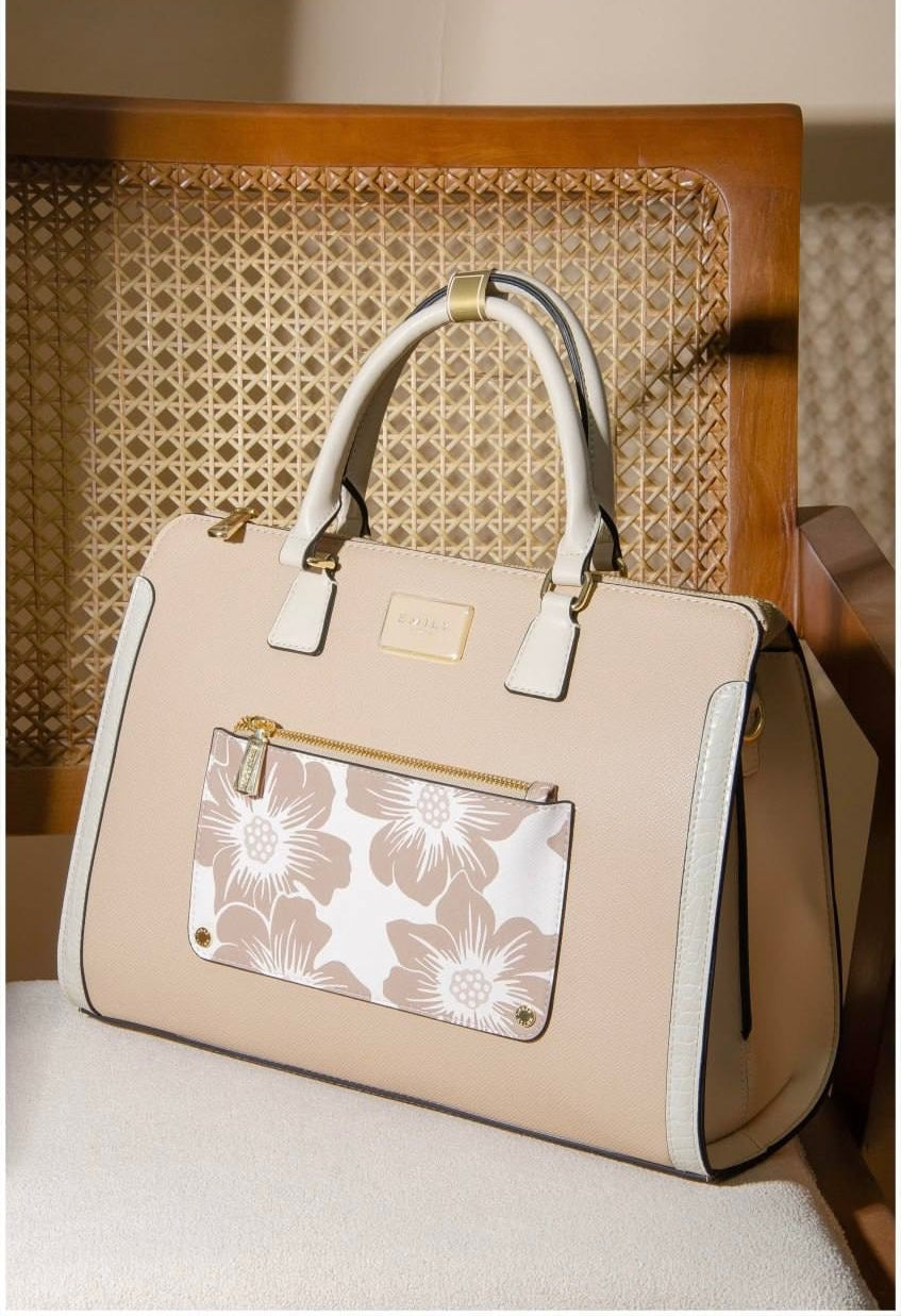 Emily Loran handbag crocodile embossed leather