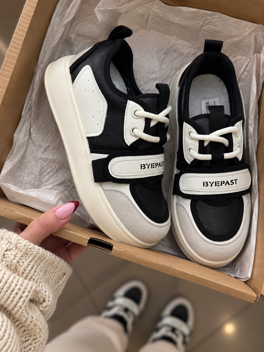 Retro Velcro Strap Chunky Sneakers