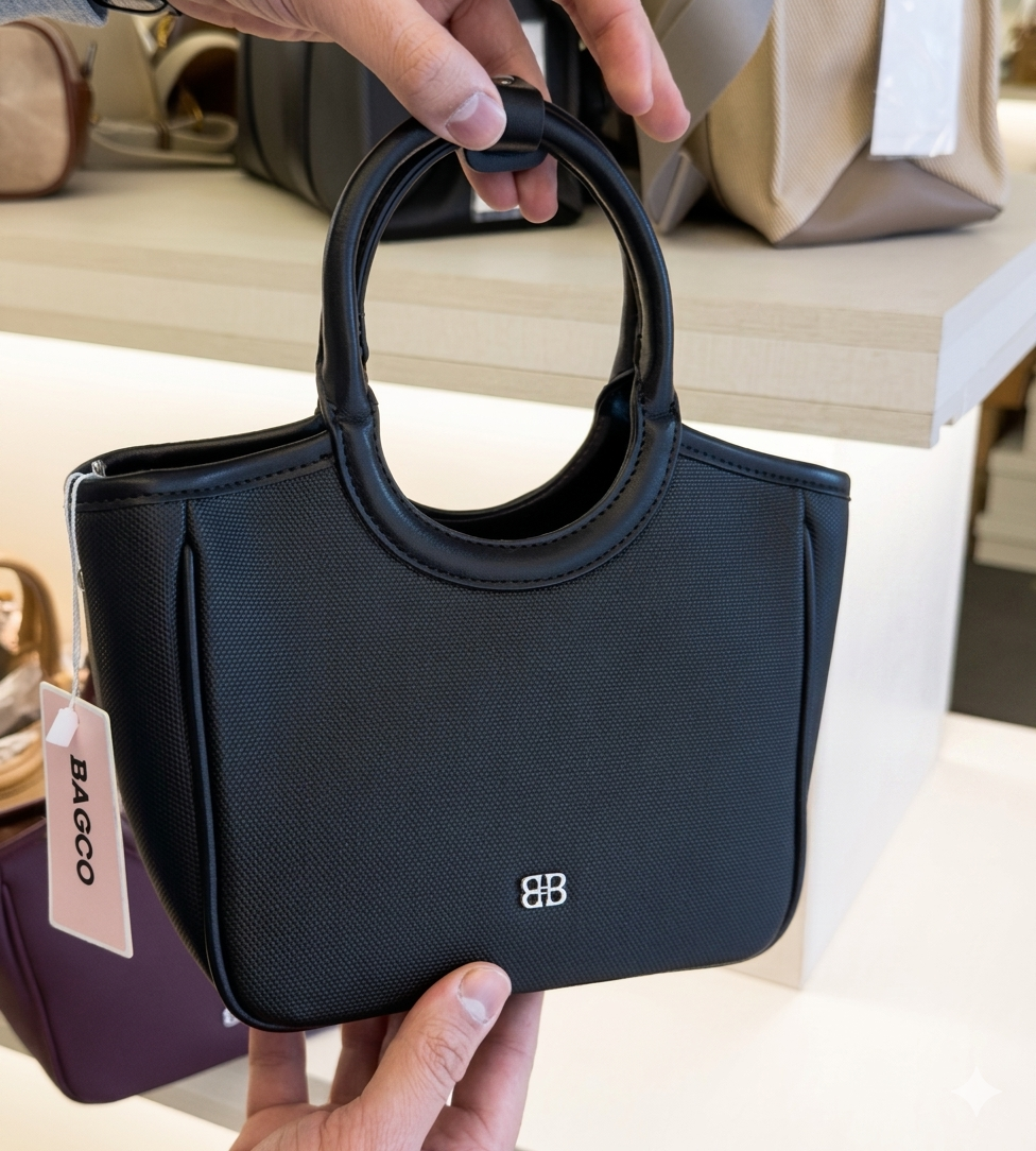 Faux Leather Tote Bag