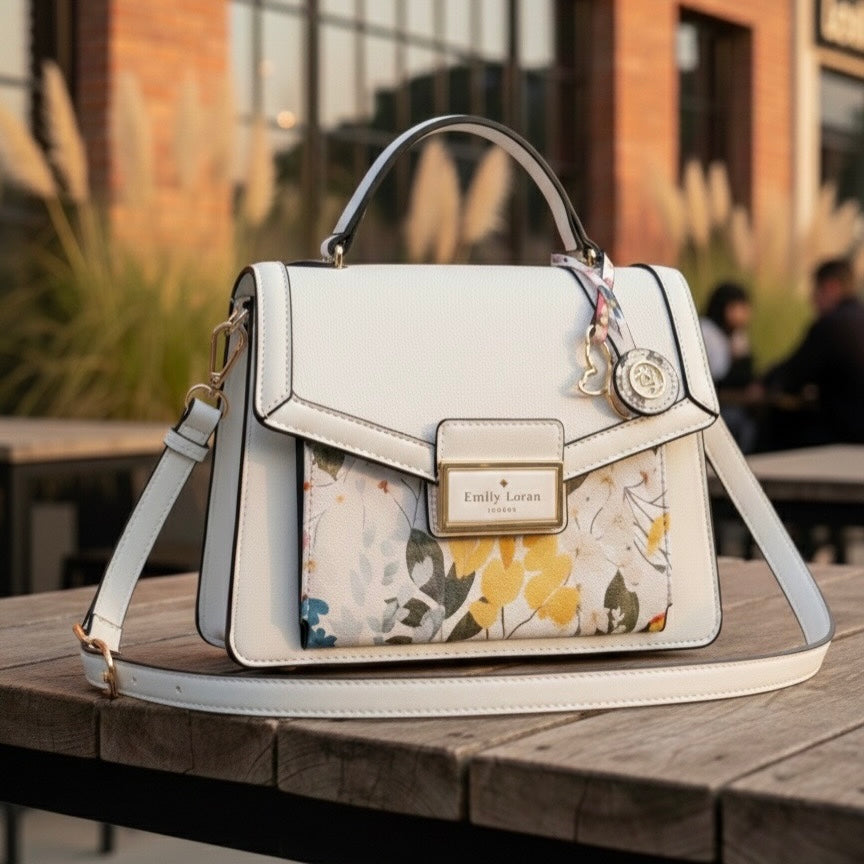 Midi floral Emily Loran handbag