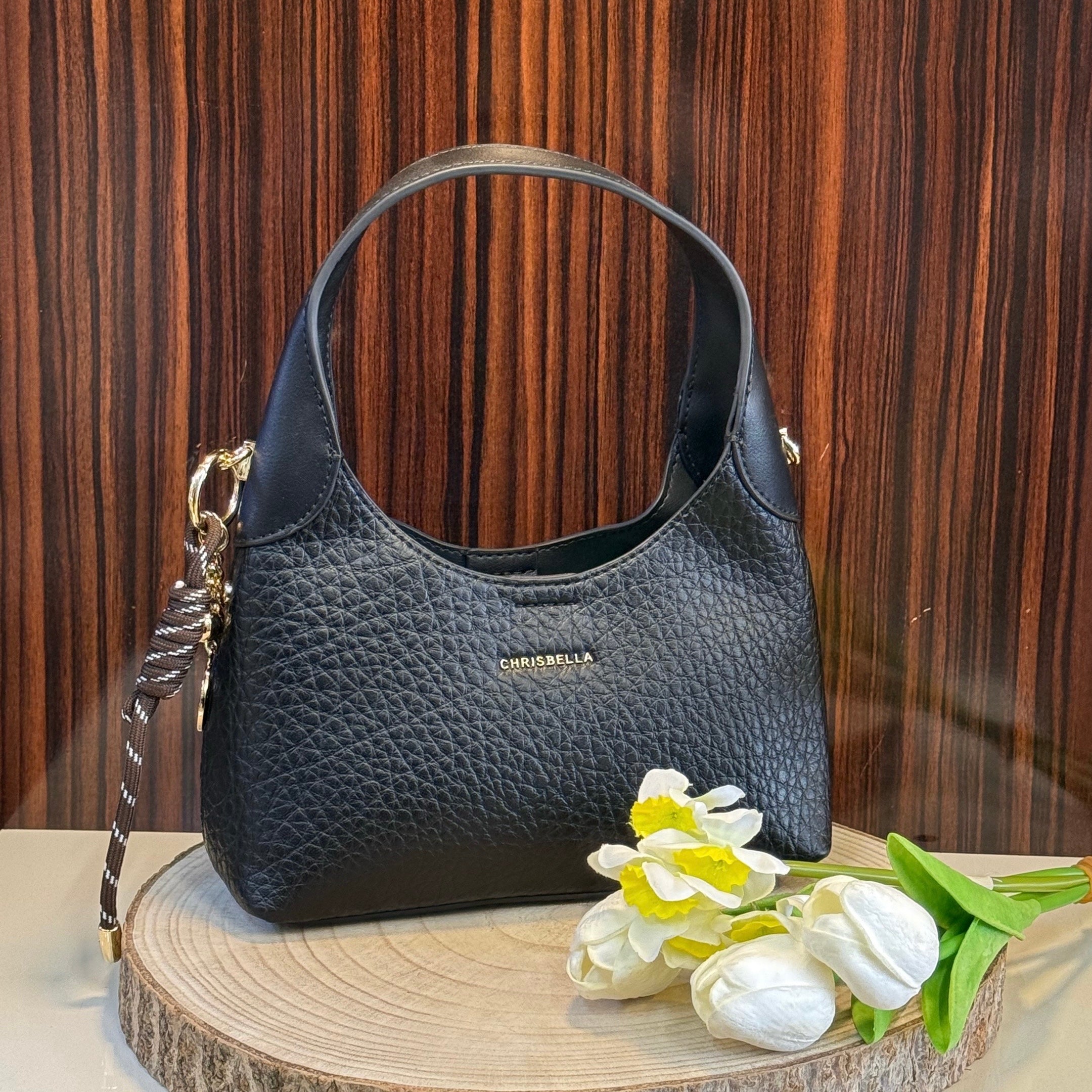 Textured Shoulder Bag