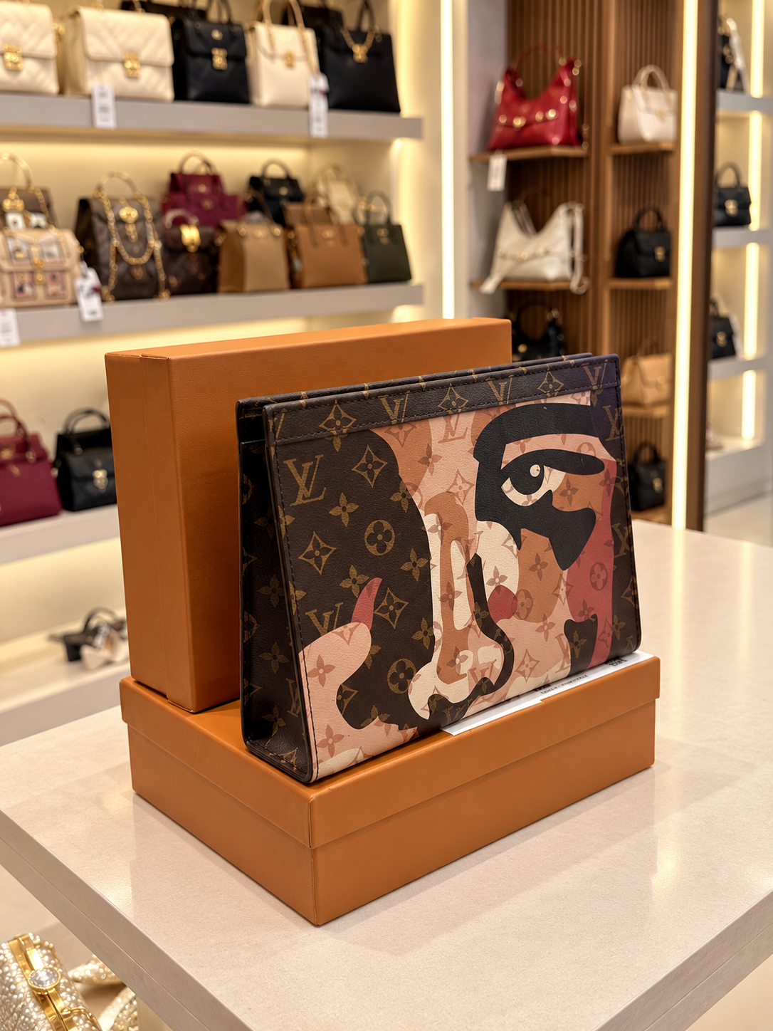 Louis Vuitton Portrait Pochette Voyage Clutch Bag