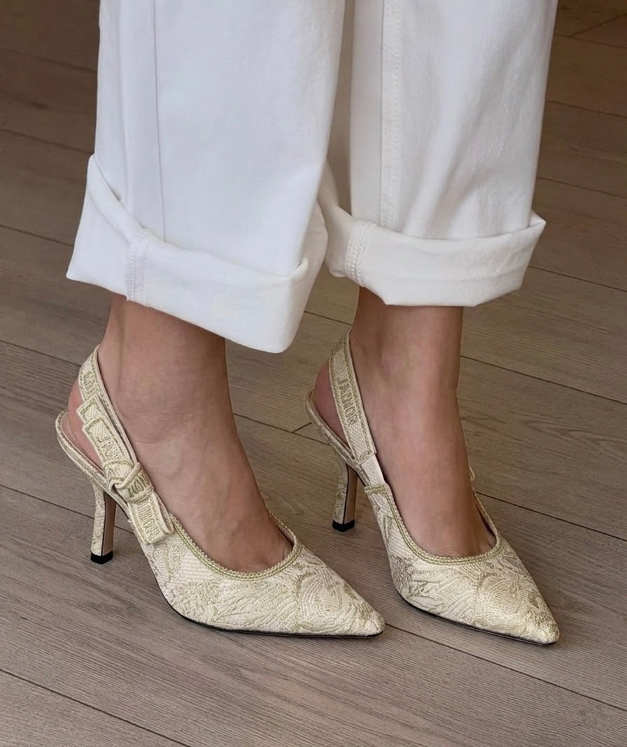 Linen Heels D9