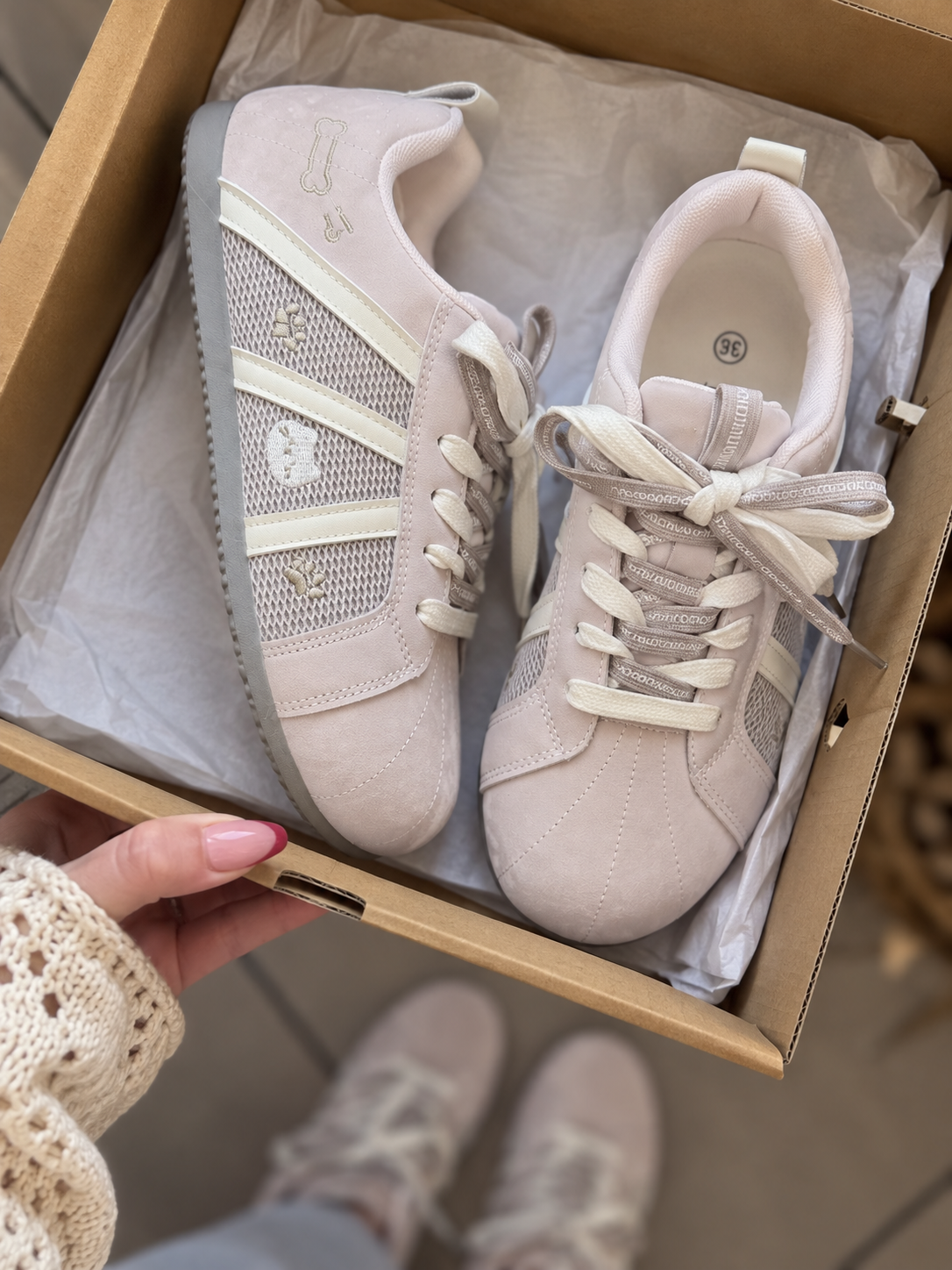 Puppy Love Embroidered Sneakers