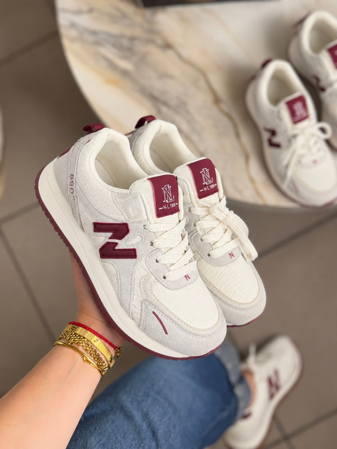 Chunky Suede Heritage Running Shoes