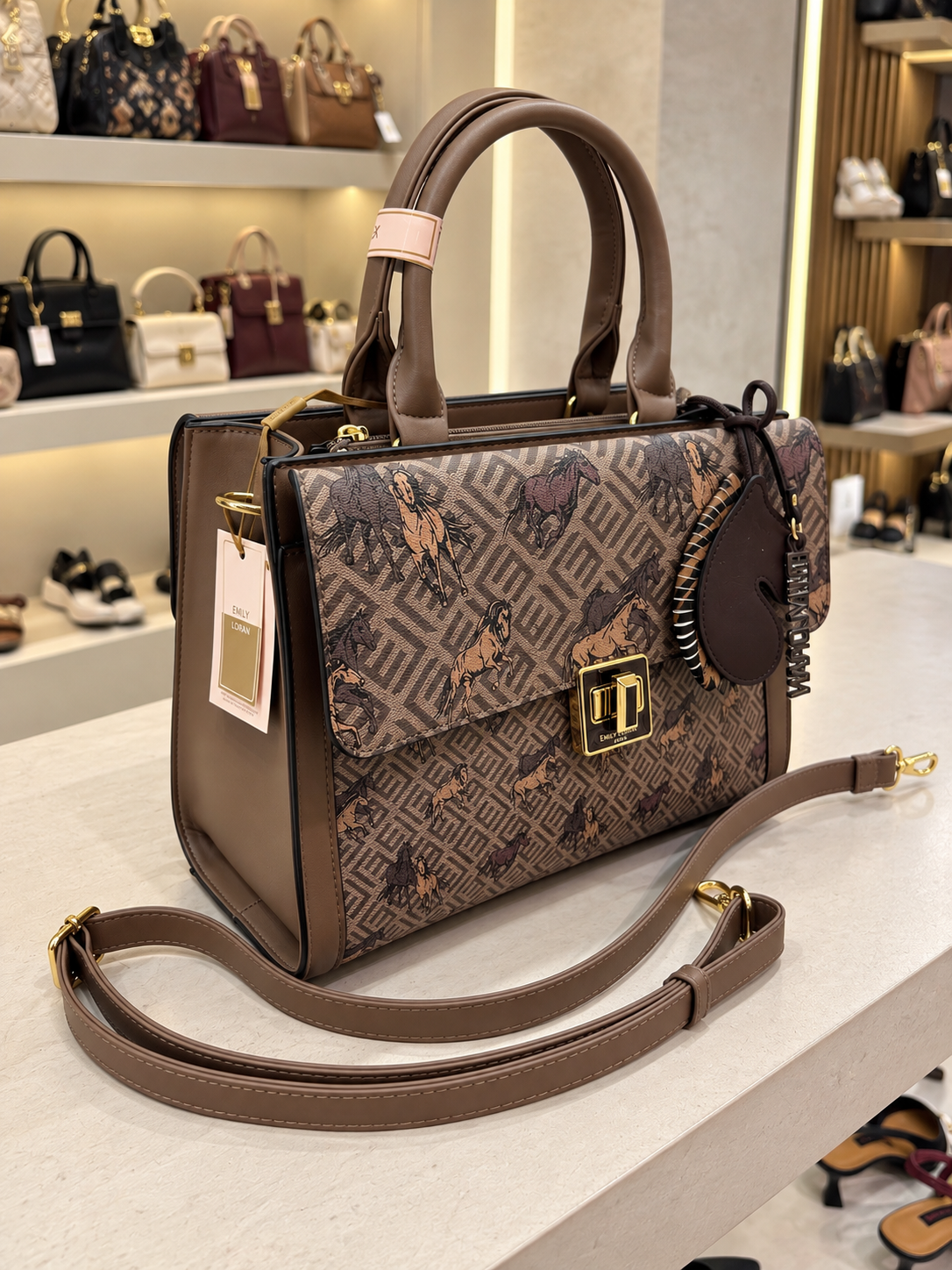 Emily Loran Reversible Equestrian Handbag