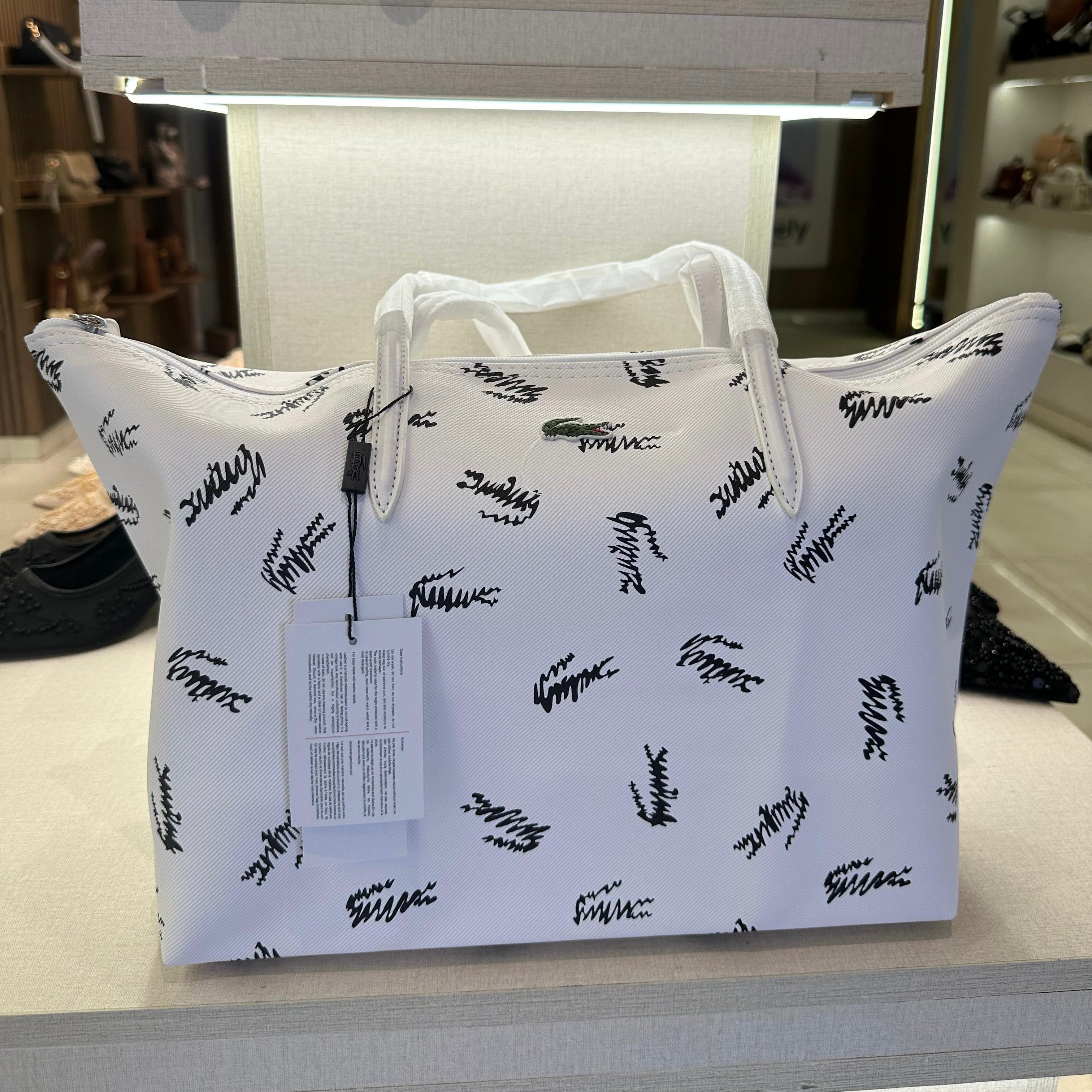 Lacoste Large Printed Tote