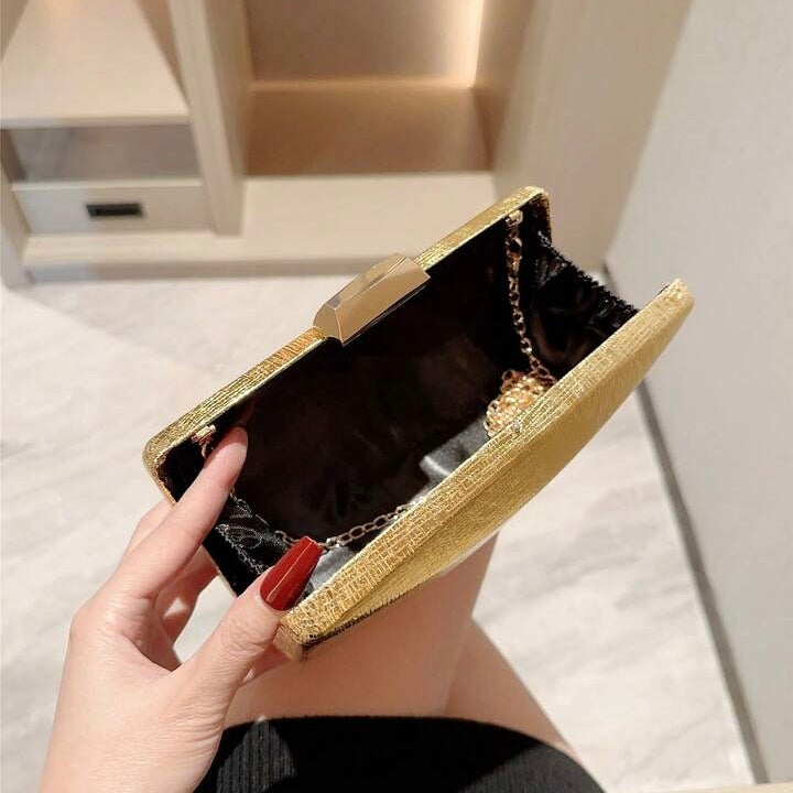 Chic Gold Clutch