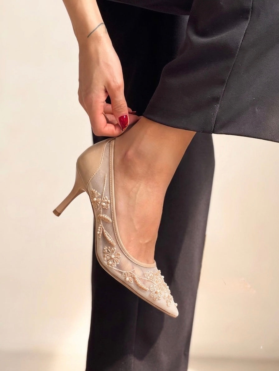 Elegant Lace Heels