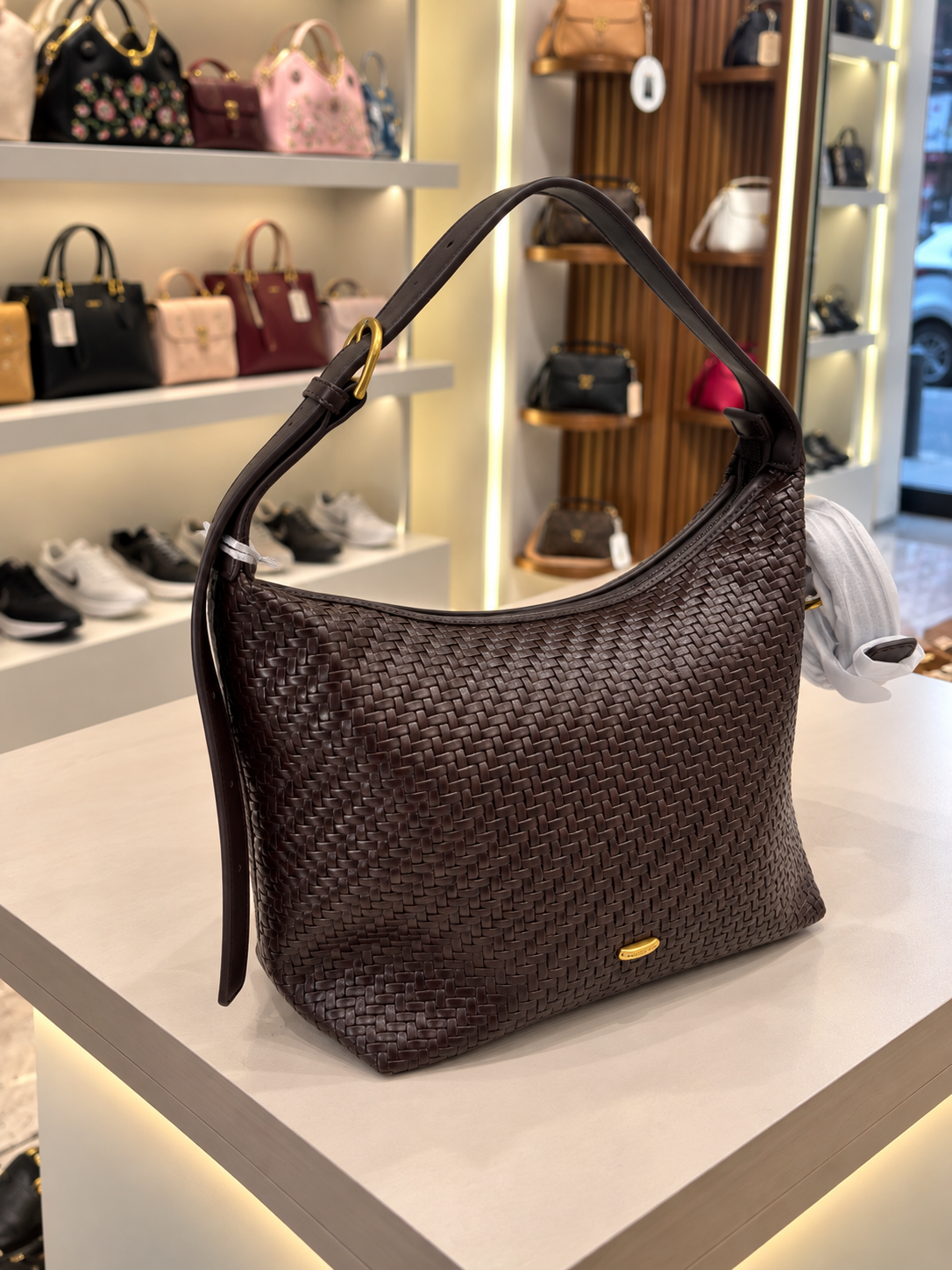 Woven Hobo Bag