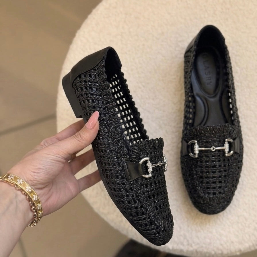 Woven Rattan Sandals