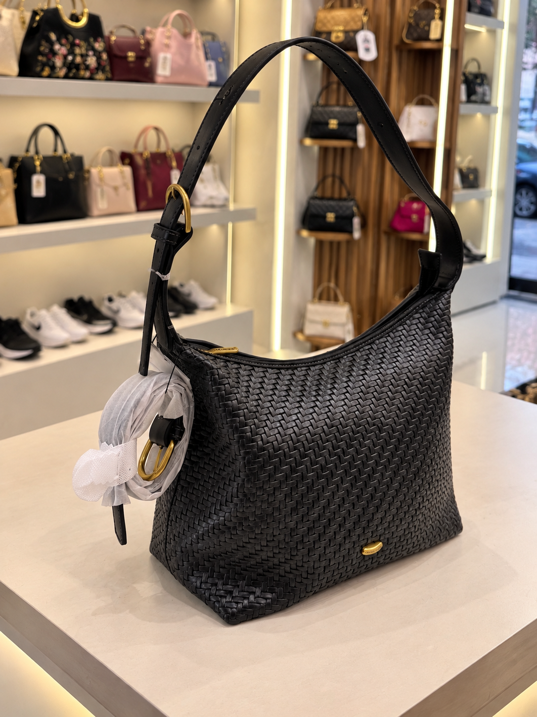 Woven Hobo Bag