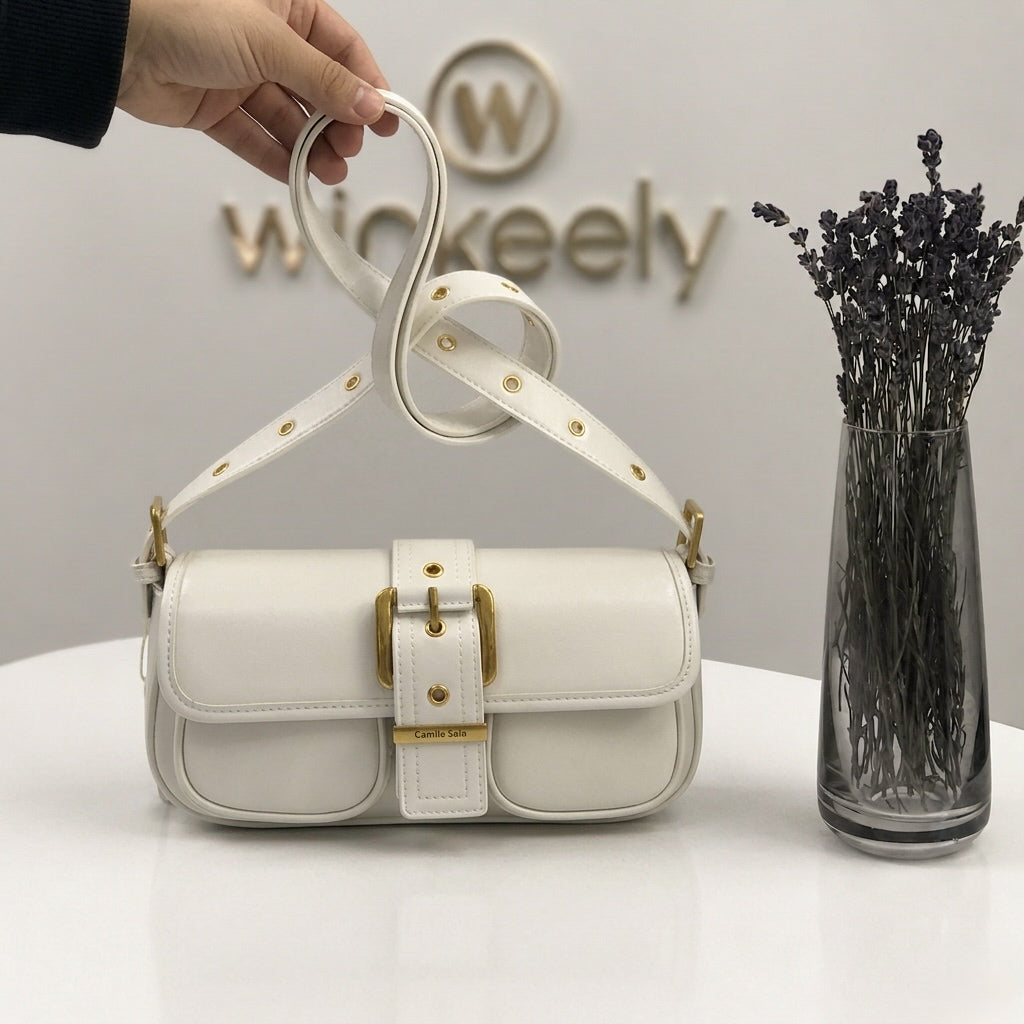 Glossy Buckle Mini Bag