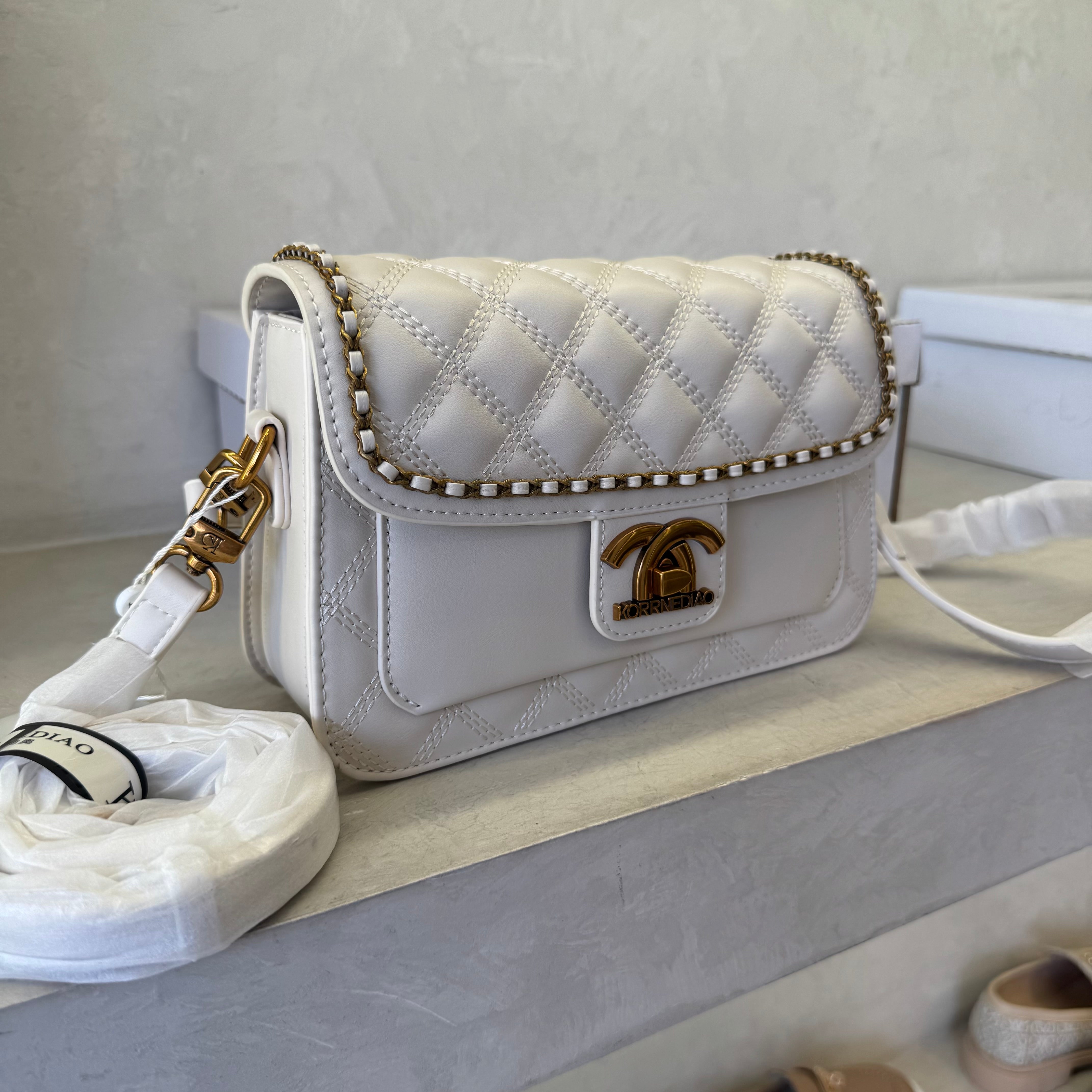 Classic Diamond Quilted Flap Bag