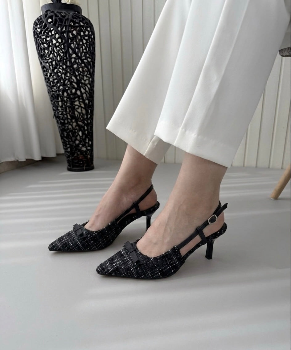 Textile Heels