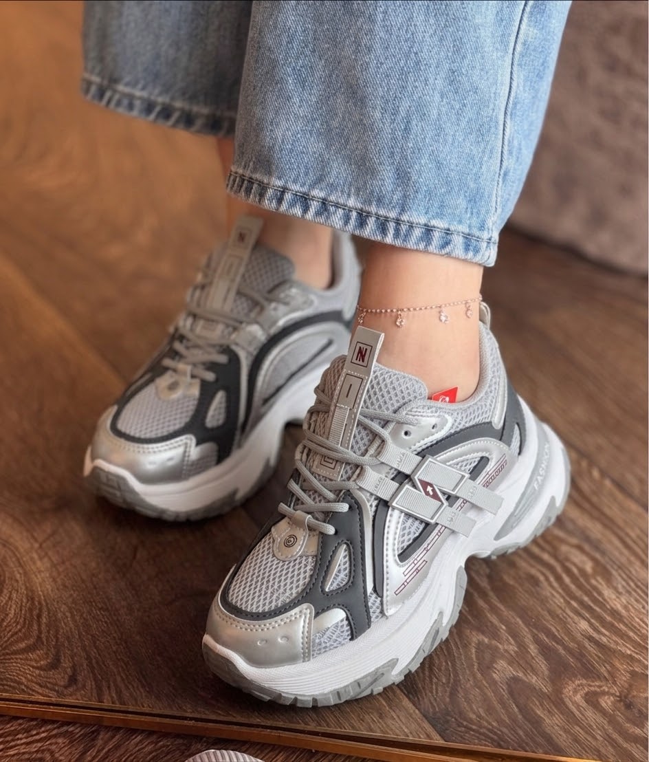 Futuristic Mesh Running Shoes