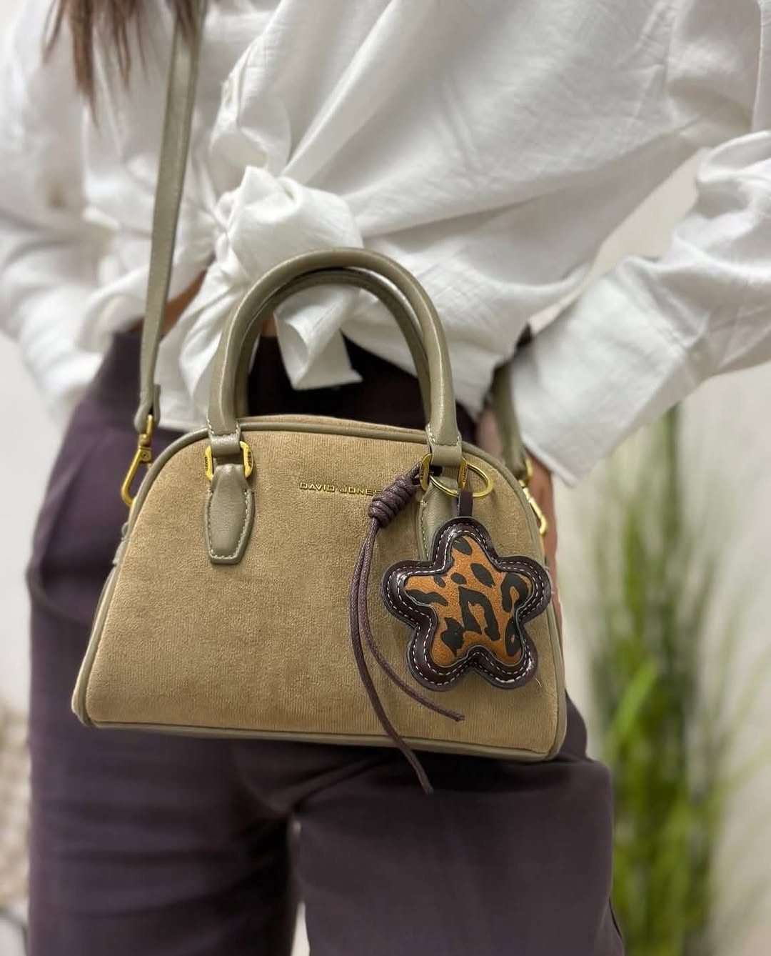 DV Suede Mini Bag