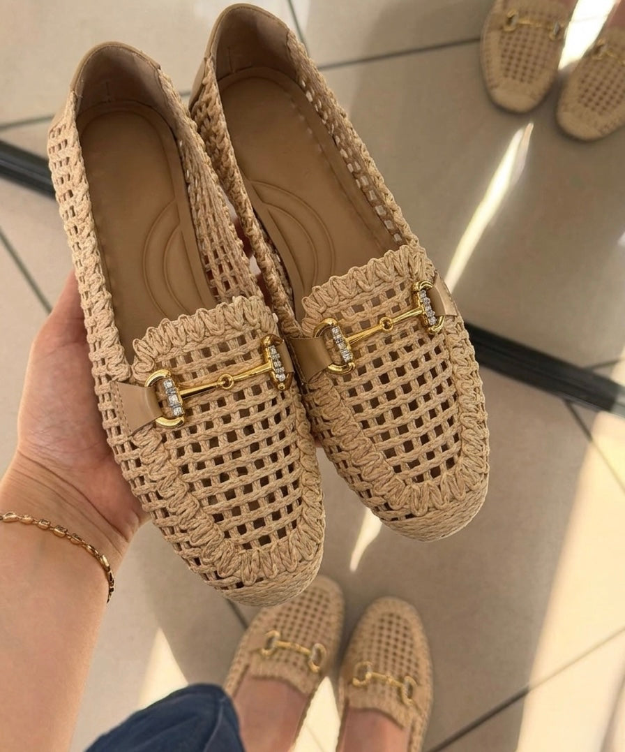 Woven Rattan Sandals