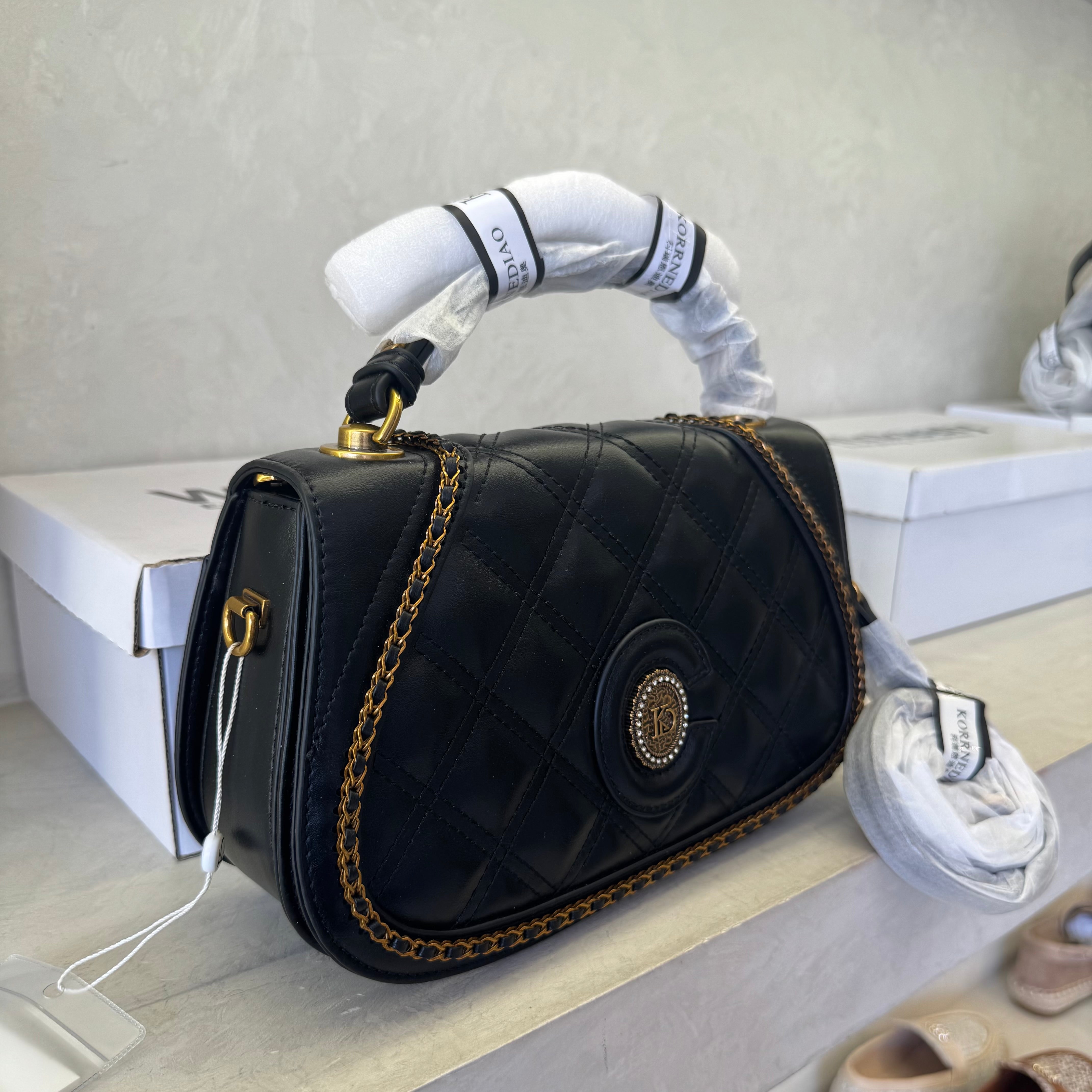 Elegant Quilted Flap Bag