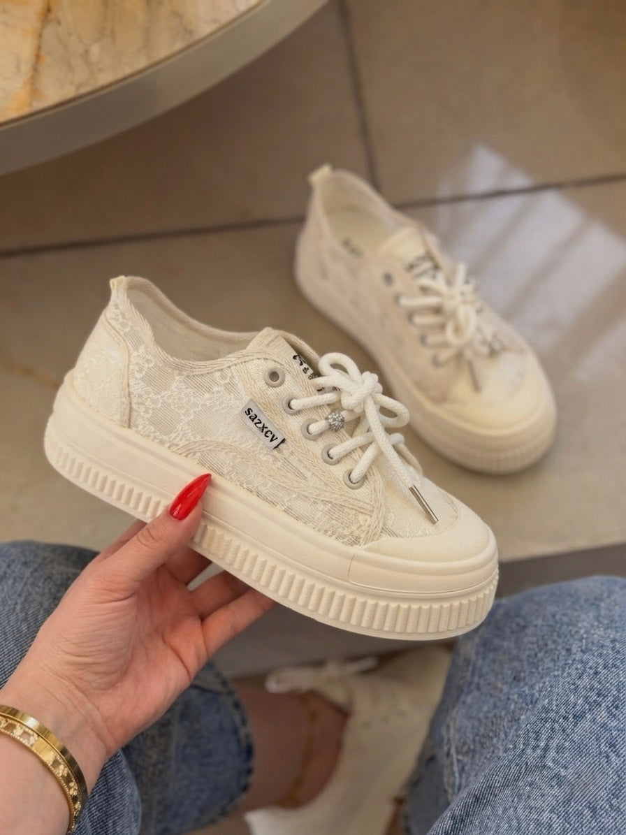 Breathable Mesh Platform Shoes